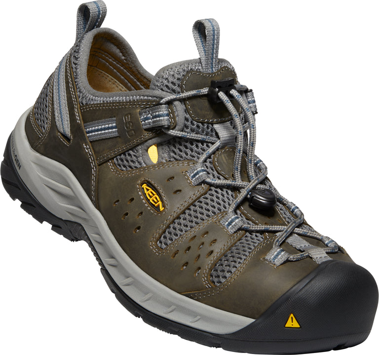 Keen Gargoyle/Midnight Navy Atlanta Cool II ESD Men's Steel Toe Work Shoes 1023217