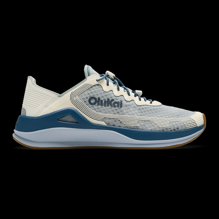 Olukai Blue Pearl/White Sand Ahi Men's Performance Marine Shoes 10554-ELWS