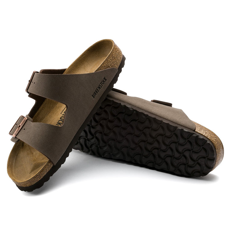 Birkenstock Mocha Birko-Flor Birkibuc Arizona Men's Sandals 115181-MEN