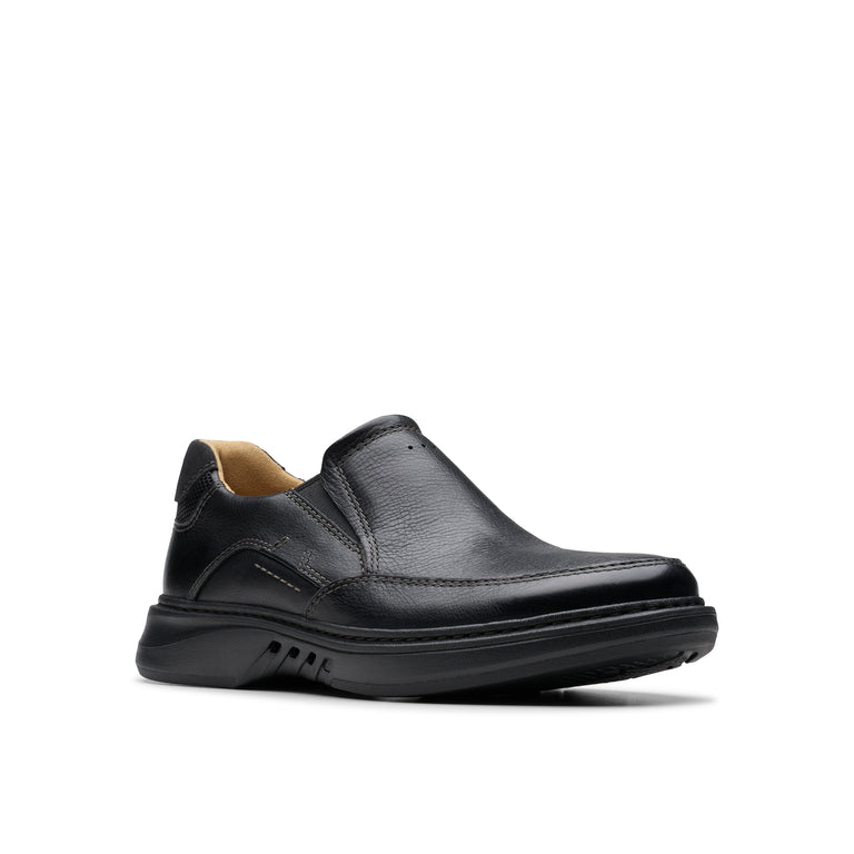 Clarks Black Un Briley Step Men's Leather Shoes 26179984
