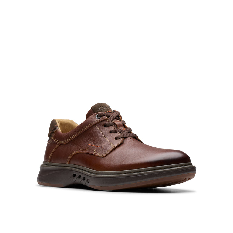 Clarks Un Briley Tan Pace Men's Leather Shoes 26180207