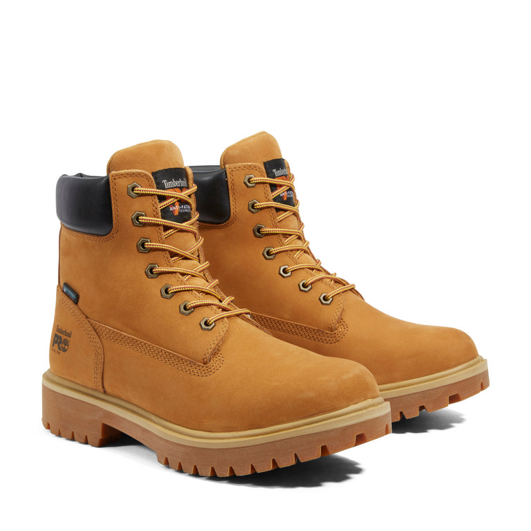 Timberland Pro Wheat 6 Inch Dirct Attach Steel Toe WP Ins 200G Men's Work Boots TB1650167131